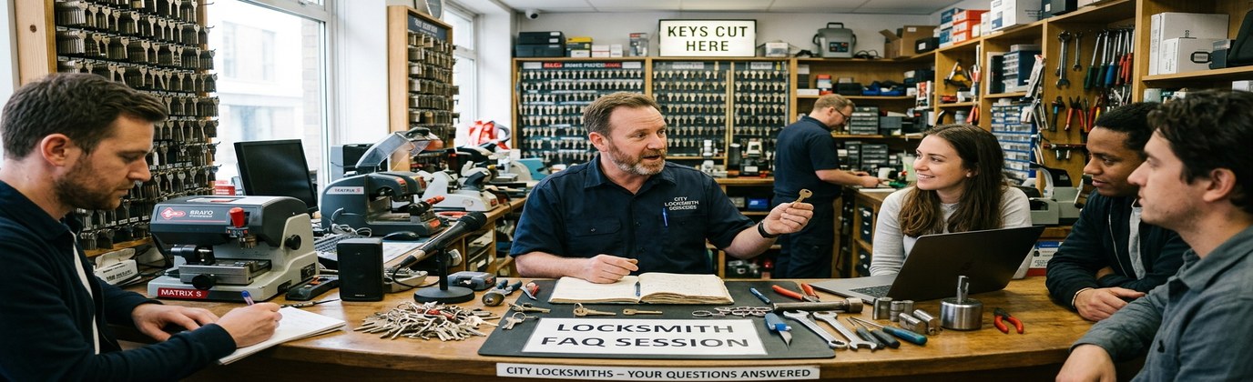 Locksmith pricing FAQ - common questions answered