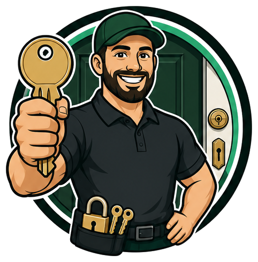 Cheapest Locksmith mascot logo